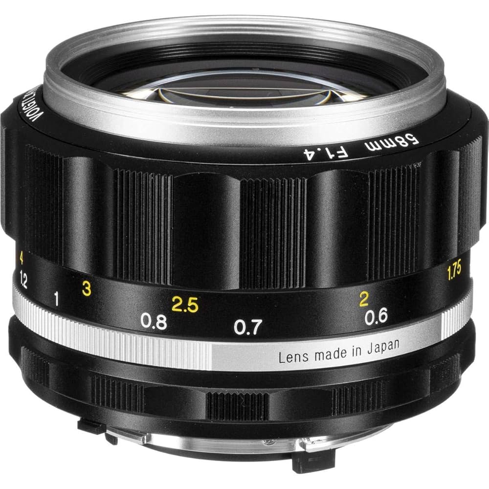 VOIGTLANDER NOKTON 58mm f1.4 単焦点レンズ Amazon.co.jp: Voigtlander Nokton 58mm f/1.4 SL II S Ai-S